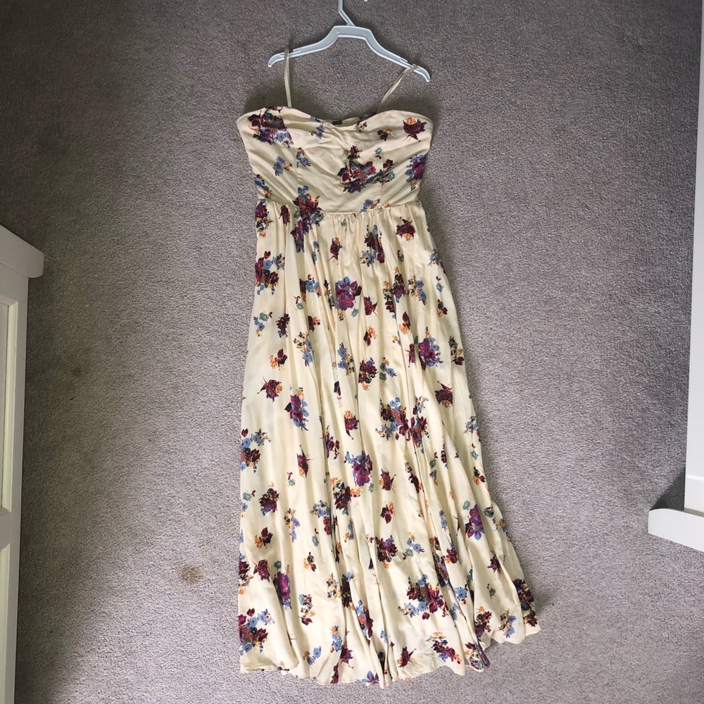 Free People Midi Strapless Dress